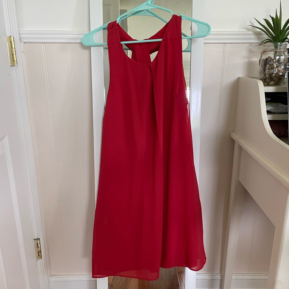 BCX Red Shift Dress